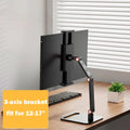 Universal Expandable Monitor Desk Holder Adjustable 360 Swivel Tablet Stand Foldable Tablet Bracket for 12-17in