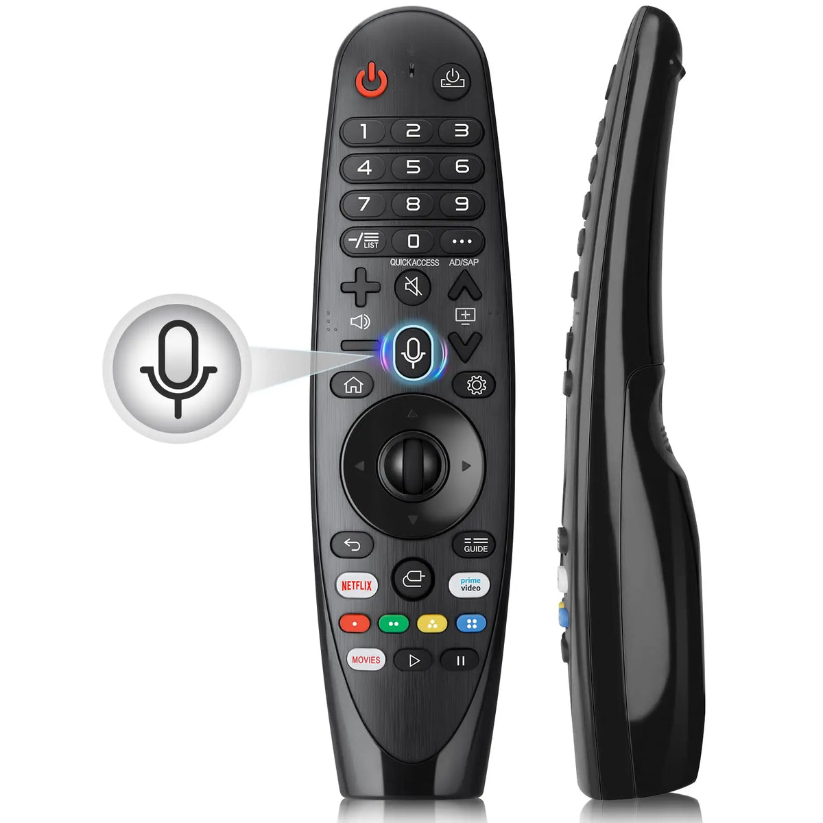 Replacement for L-G Magic Remote with Voice and Pointer Compatible with 2019-2024 L-G Smart TVs OLED QNED UHD LED LCD