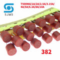10PCS Round Fuse Slow Blow DIP 2Pin 500mA 1A 2A 2.5A 3.15A 4