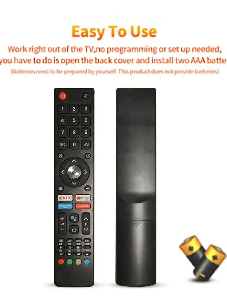 GCBLTV02ADBBT Remote Control Replaced Fit for CHIQ TV Remote Controller