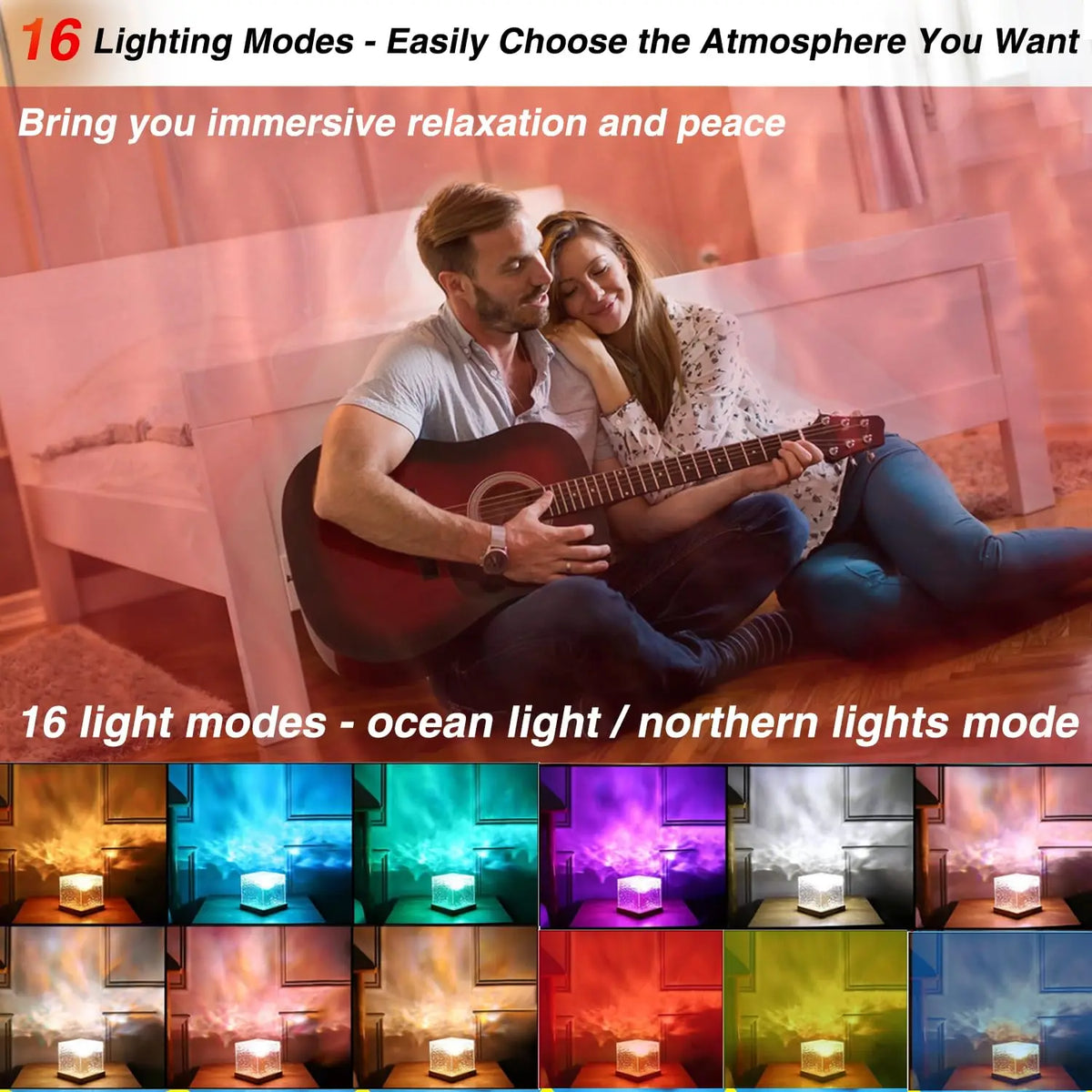 Ocean Lamp Water Light Projector - Water Ripple Projector Li