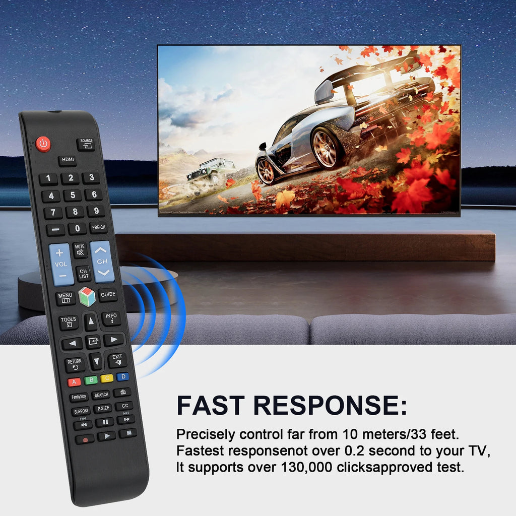 Universal Remote Control for Most Samsung Lcd Led Hdtv 3D Sm