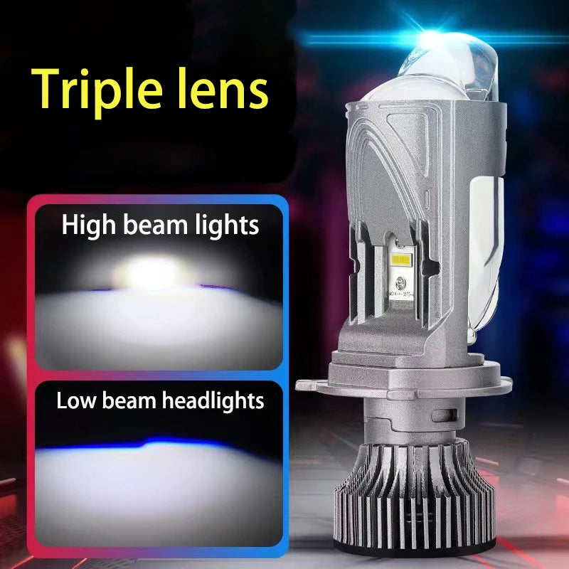 H4 Bi LED Projector Lens Auto Headlight Bulb Canbus Auto Mot