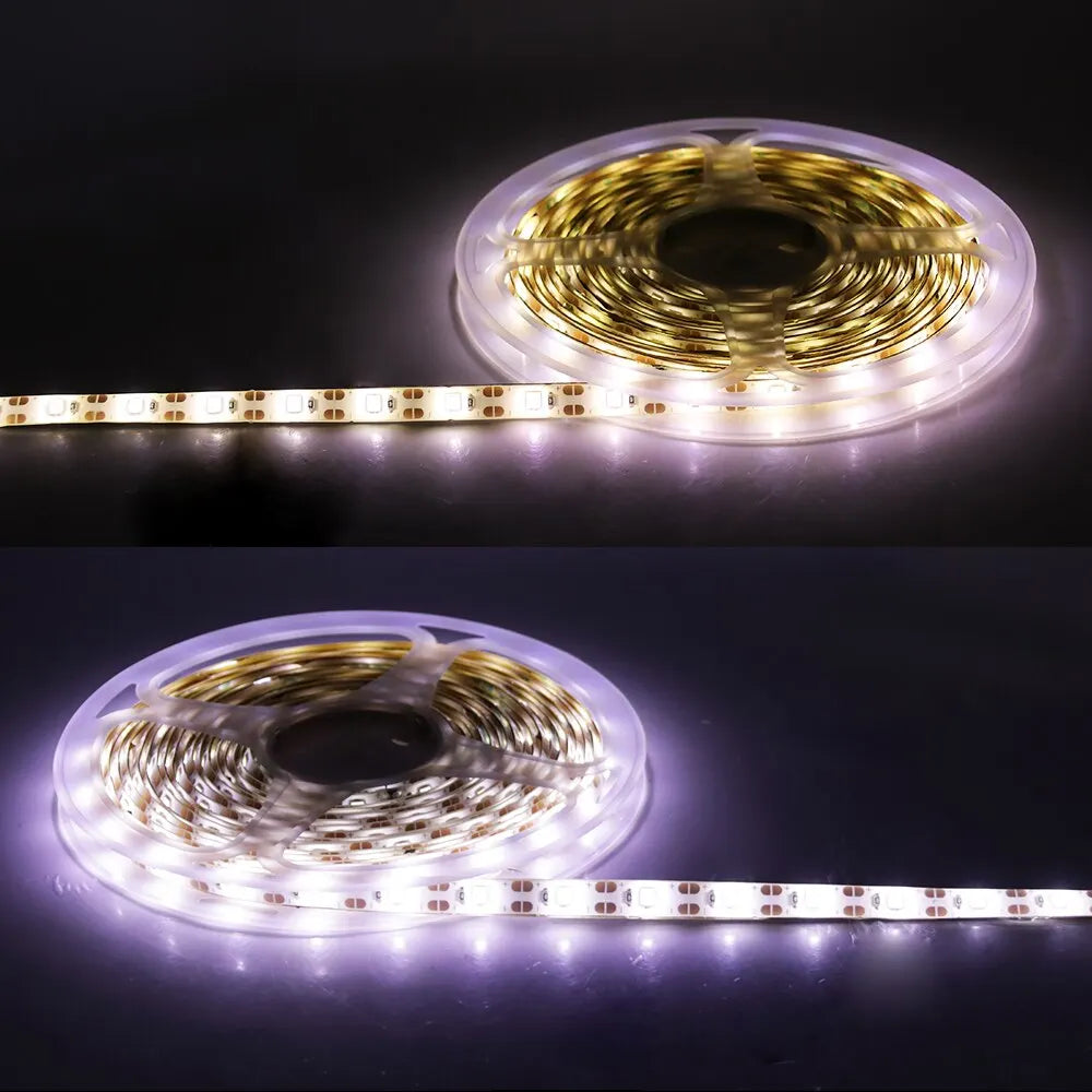 1M/3M/5M USB LED Strip Light 5V 30LEDs/m 2835 Dimmable Flexi