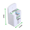 Universal White Air Conditioner Remote Control Mobile Phone Plug Holder Wall Mounted Box Storage For Air Conditioner TV