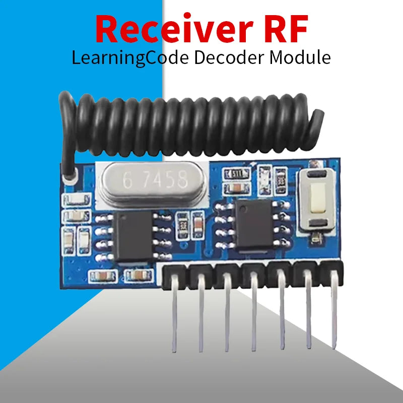 433mhz RF Receiver Learning Code Decoder Module 433 mhz Wire