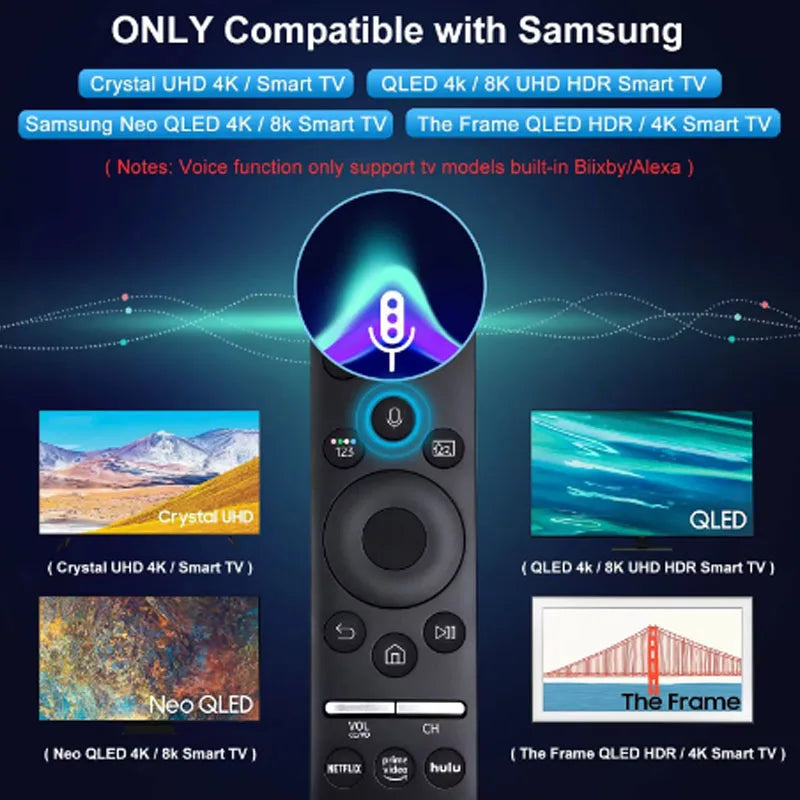 Universal BN59 Replacement Voice Remote Control for Samsung 