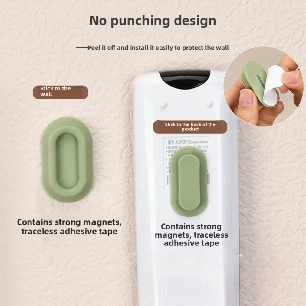 Magnetic Remote Control Holder Strong Self-Adhesive Wall Mou