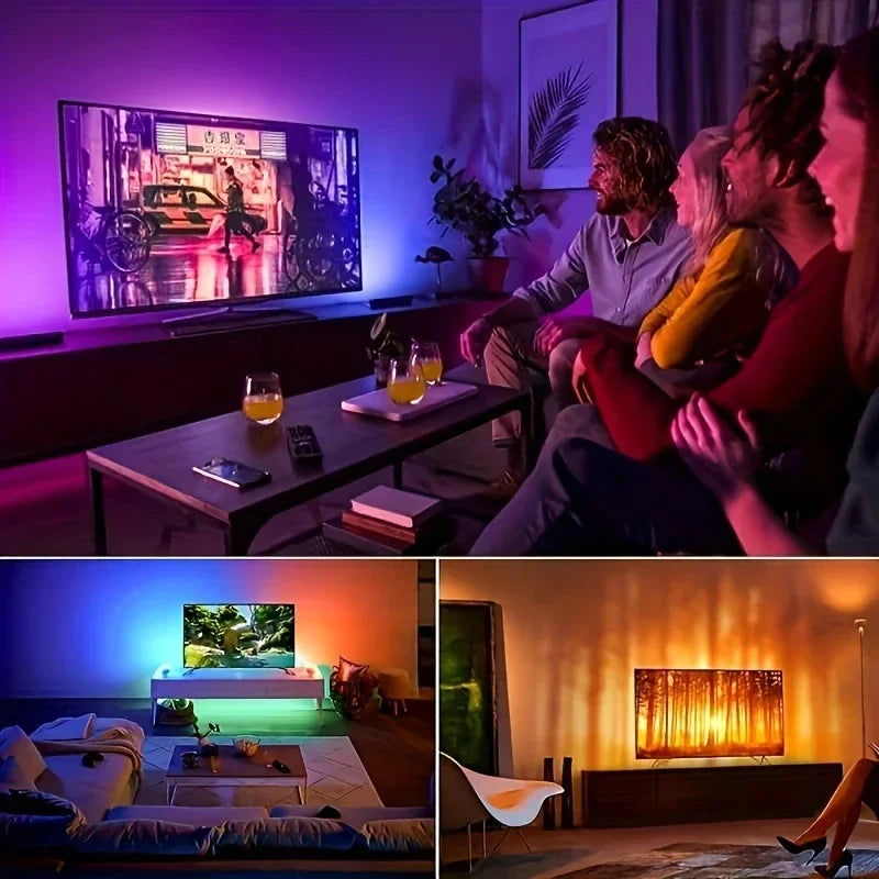 1-30M USB 5V LED Strip Lights With Bluetooth 24Keys Remote C