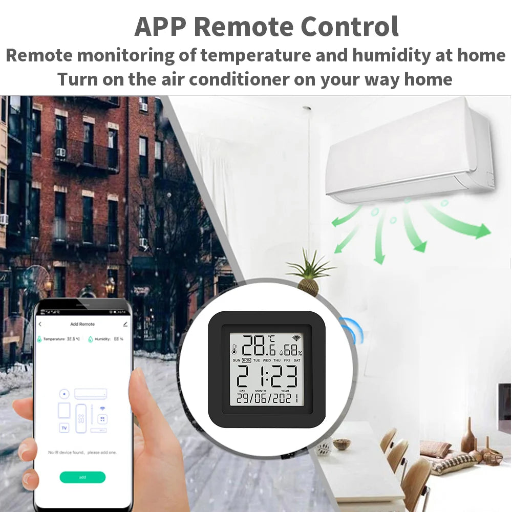 Tuya Smart IR Remote Control WiFi Home Temperature Humidity 