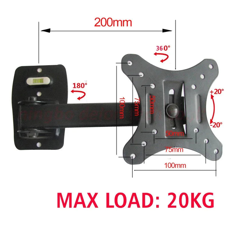 LCD-111 10 24 27 Tiltable Full Motion Retractable Swivel LED