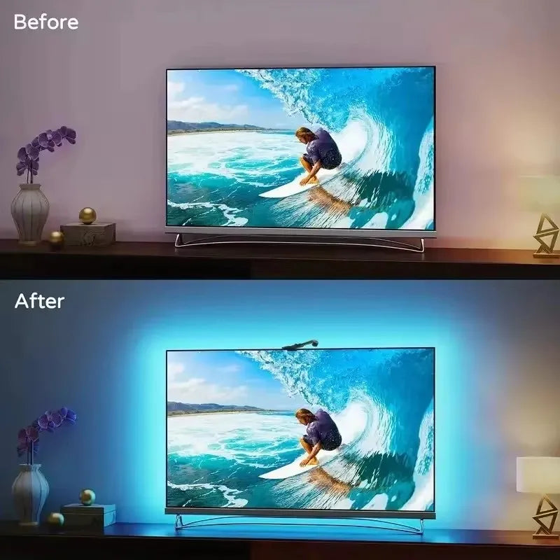 Ambilights Tv Kit 5V Rgbic Smart Usb Ambilight For Tv 3.8M 5