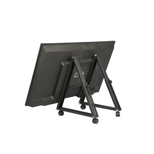 1 Pair Rolling TV Stand Mobile TV Stand with Wheels for 32-5