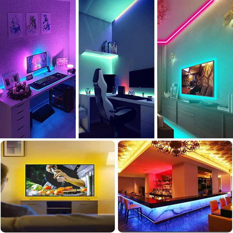 Led Strip Lights with 44 Key Remote Control 1m 5m 10m 20m RG