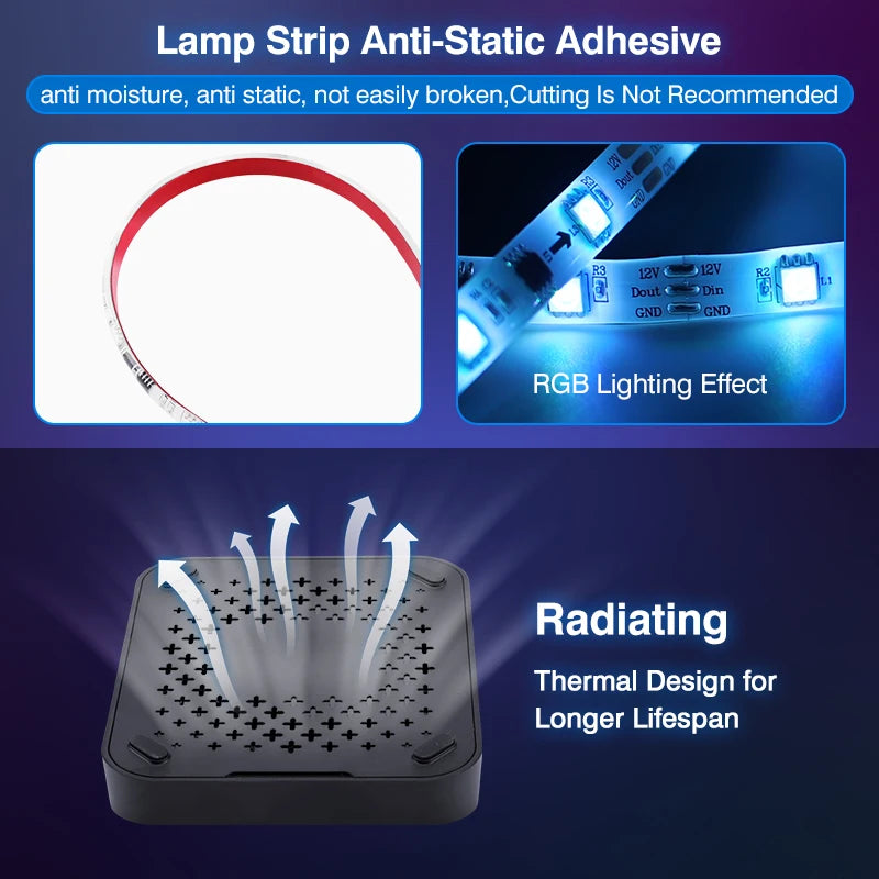 Christmas Ambient TV LED Backlight Sync to Screen For 40-130