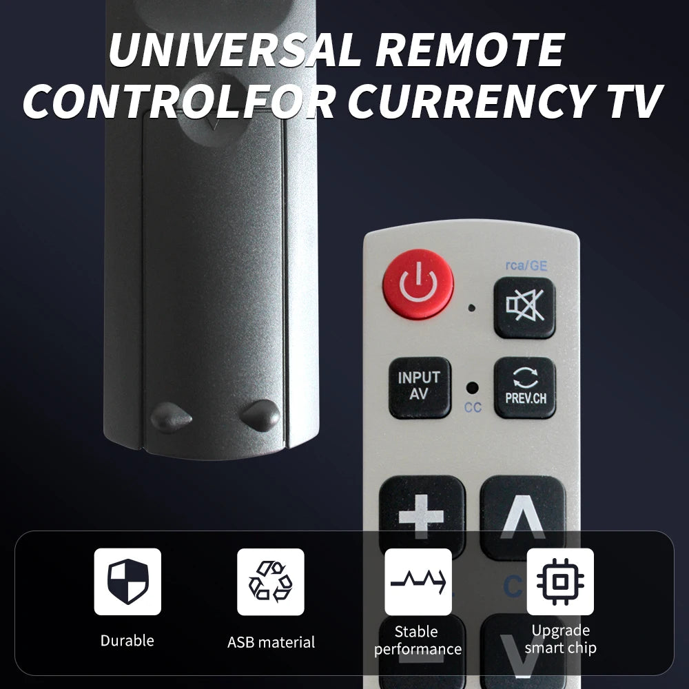 A-TV2 Big Button Universal Remote Replacement Use for L&G Sa