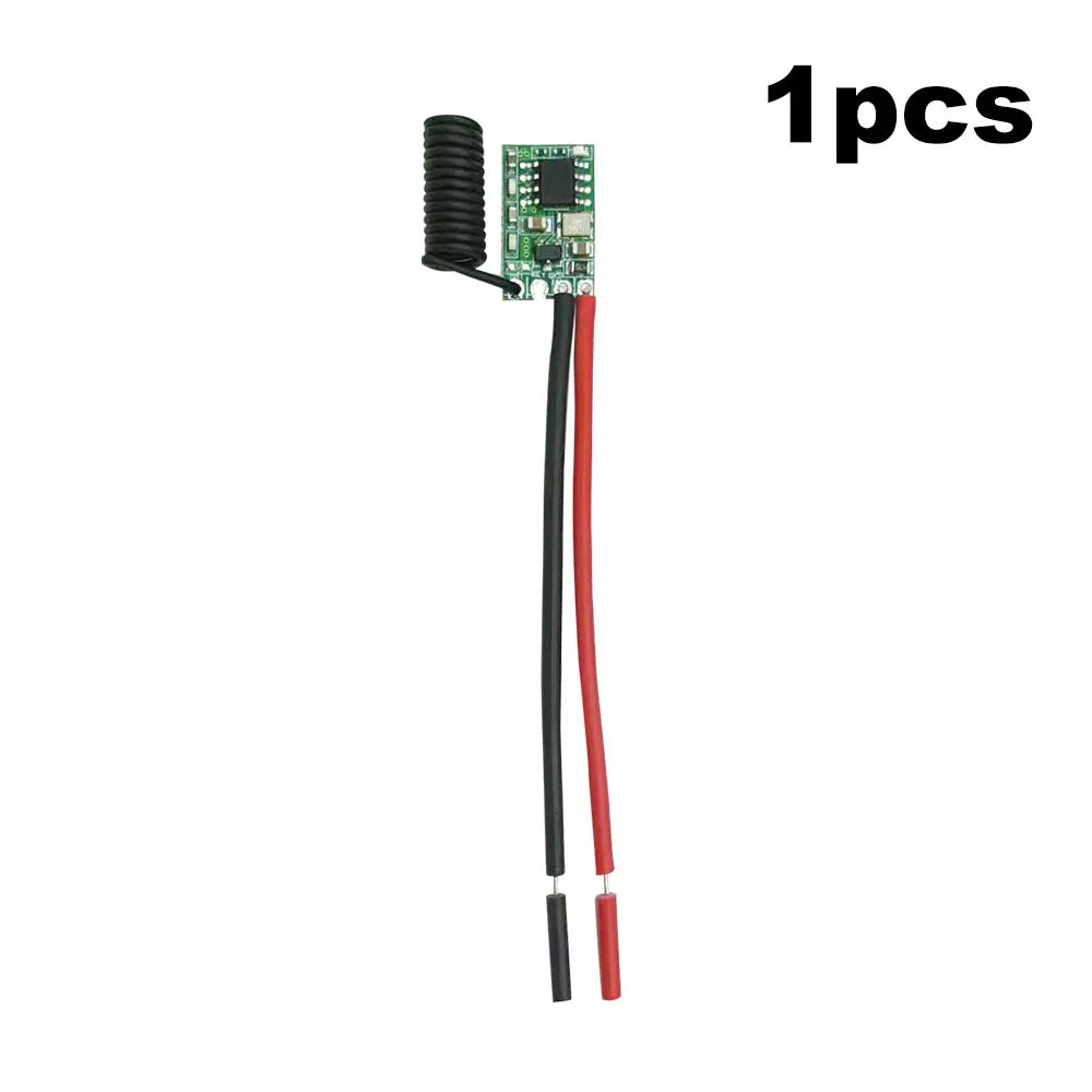 433Mhz RF Wireless Transmitter Modul Mini DC 12V 3V 5V 24V Learning Code 433.92MHz 1 CH Output For Remote Controls 1527 Encoding