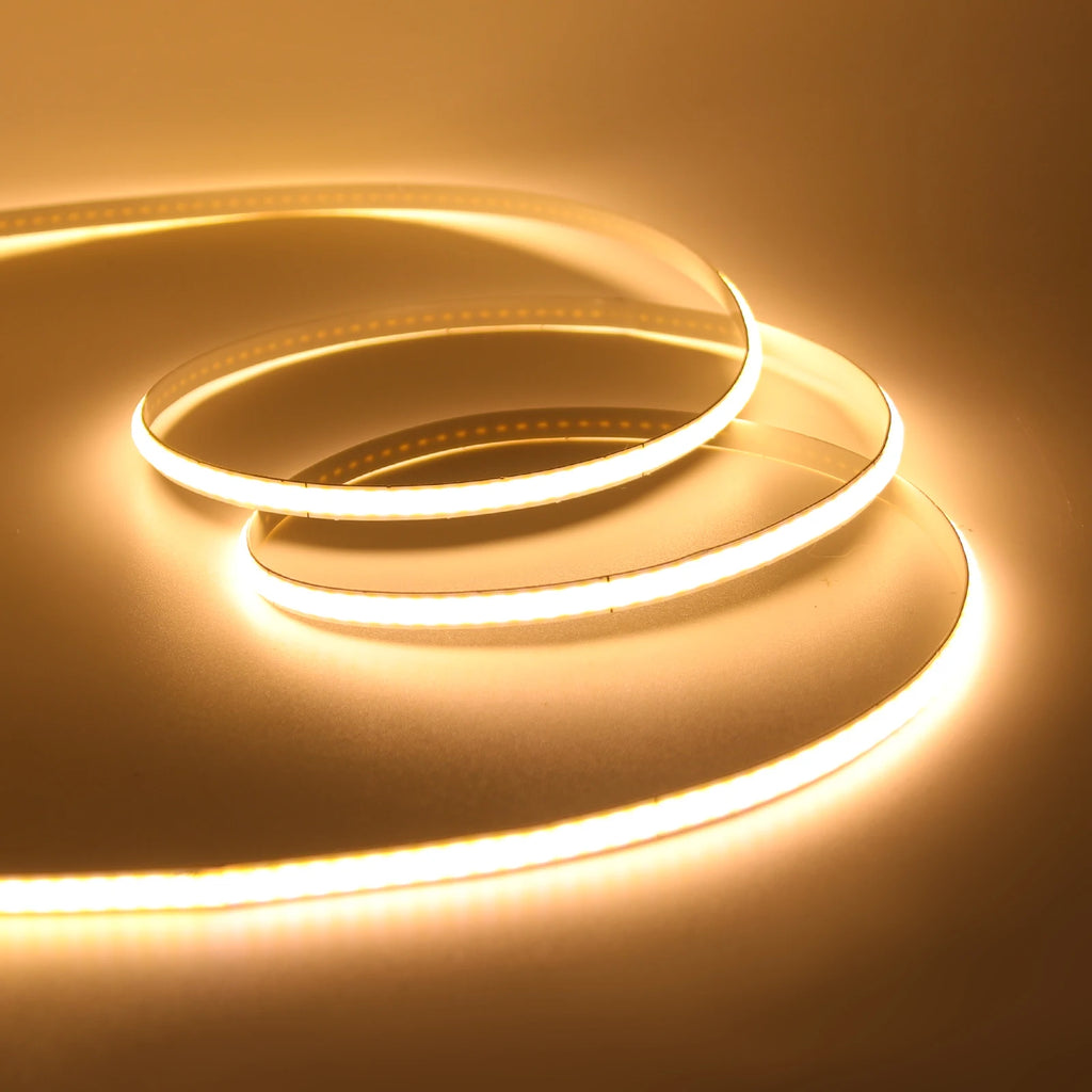 DC 12V COB Strip 320Leds/M Width 3MM 5MM 8MM White/Pink/Red/Yellow/Ice Blue/Green TV Backlight Flexible Ribbon Rope LED Light
