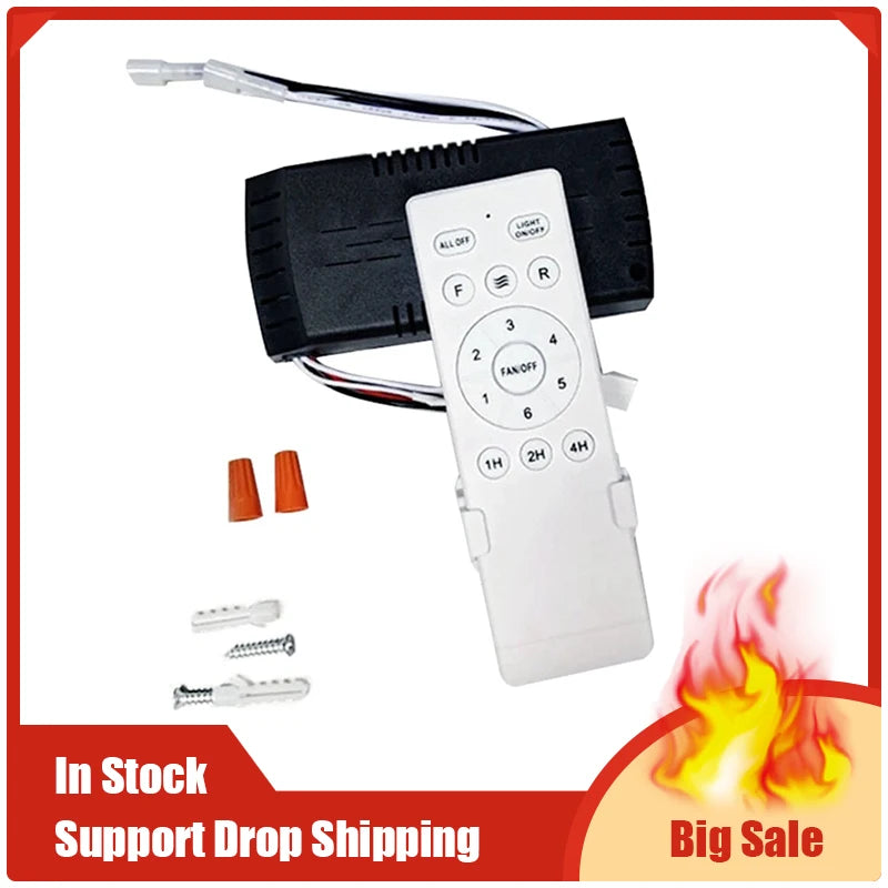 N13R HOT Universal Ceiling Fan Remote Control Kit Replacemen
