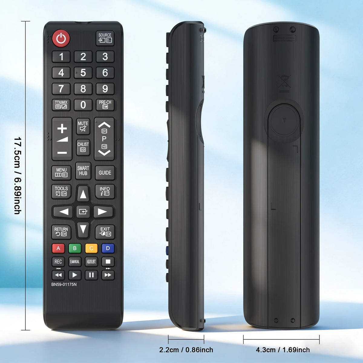 BN59-01175N Universal Remote Control Replacement For Samsung