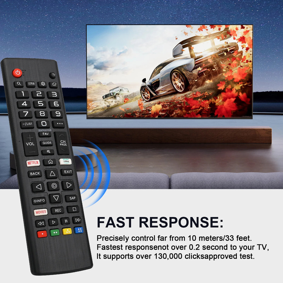 Tv Remote Control Akb 75675304 For Lg Smart Tvs Compatible w