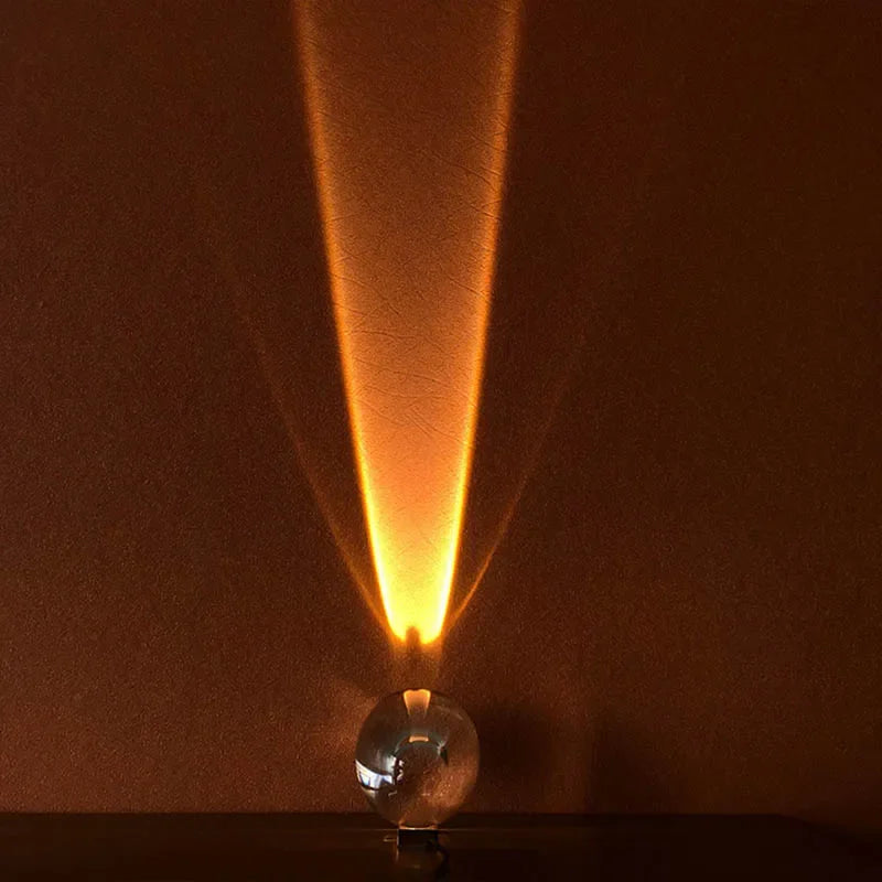 Table Lamp Led Crystal Eye Of The Sky Italian Designer Bedsi