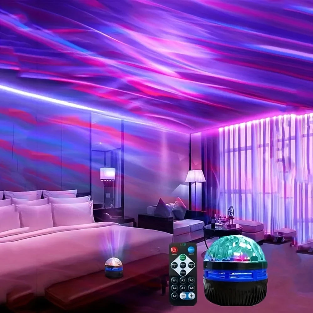 LED Starry Night Sky Projector Aurora USB Remote Control RGB