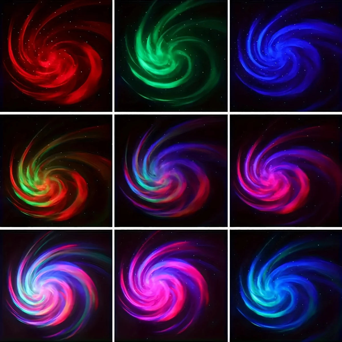 LED Star Galaxy Projector Lamp USB Auto Rotating Magic Ball 