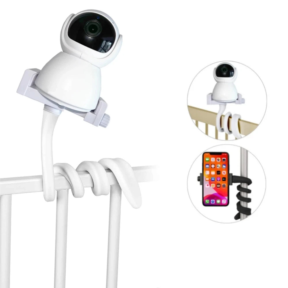 Universal Baby Monitor Holder Flexible Twisting Bracket Webc
