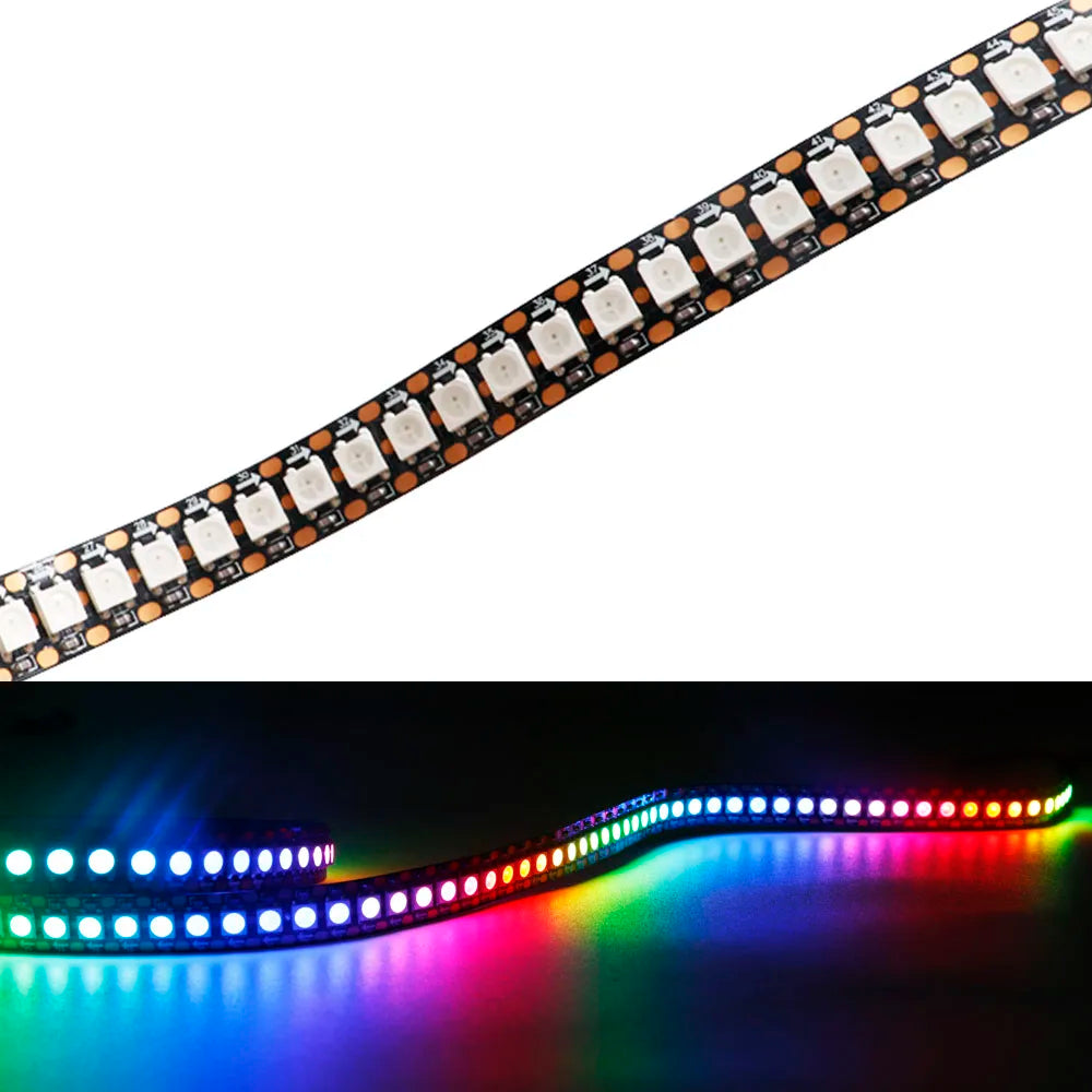1-3M WS2812B WS2815 LED Strip 144 Pixels/LEDs/m Addressable 
