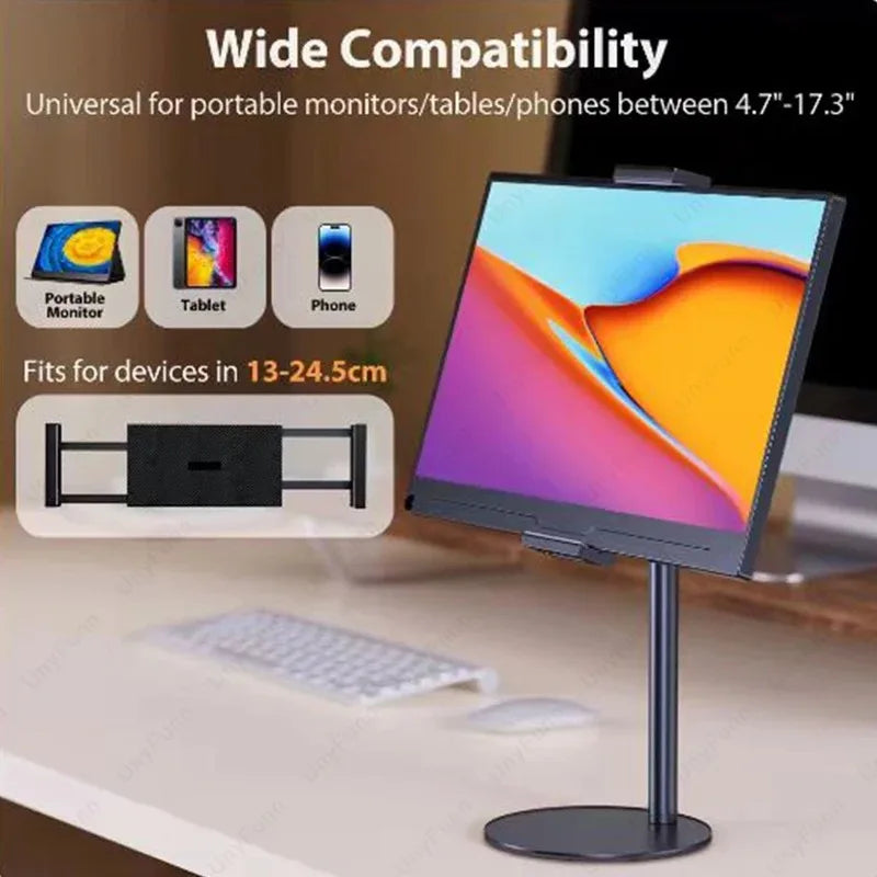 Portable Adjustable Monitor Stand Foldable Desktop Bracket U