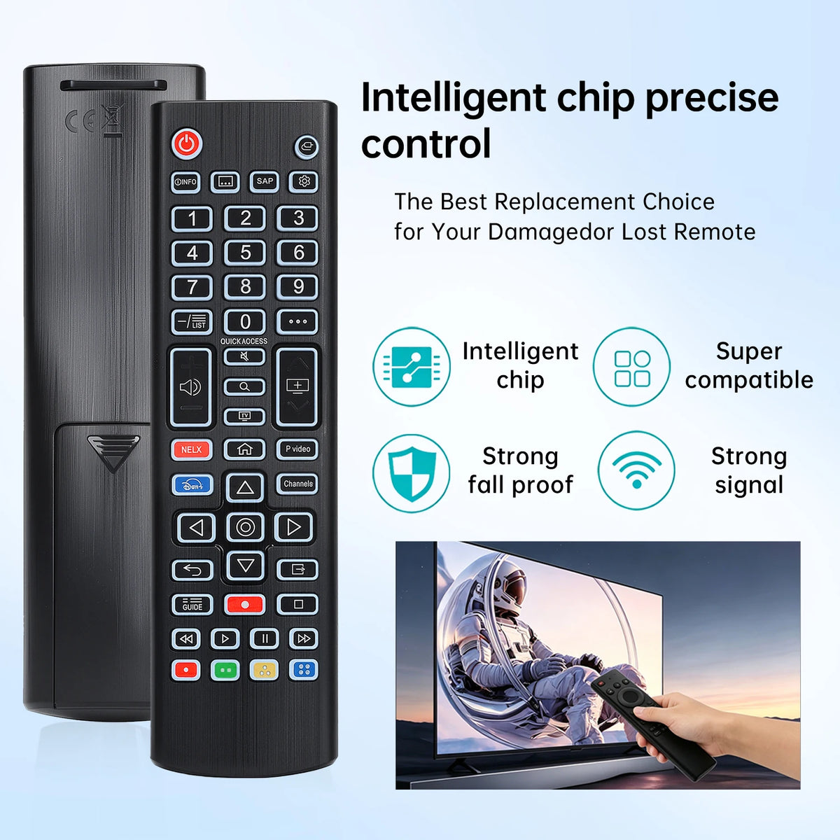 Backlit Remote for LG Smart TV Universal Replacement for All