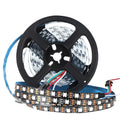 WS2812B 5050 RGBIC 5V Smart LED Strip Individually Addressable IC 30/60/144Pixels/Leds/metre Black/White PCB IP30/67 Waterproof
