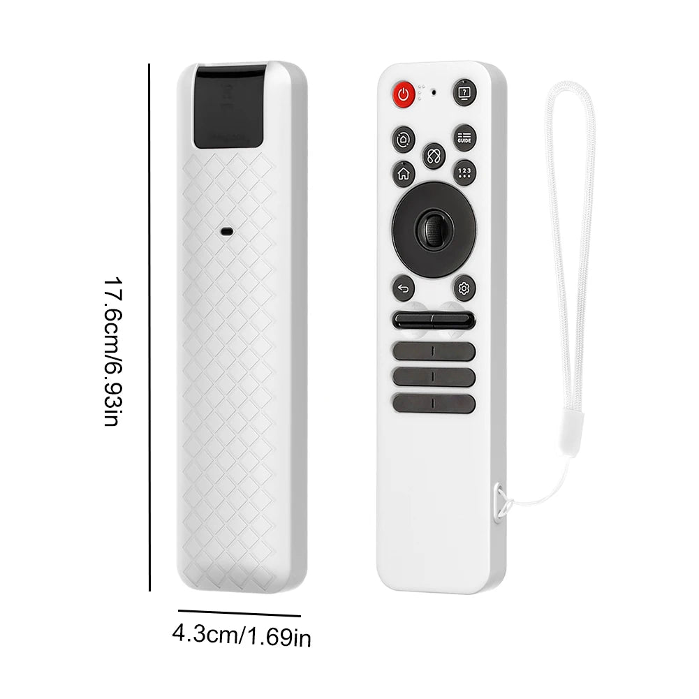 TV Remote Control Cover Anti-Slip Silicone Case Lightweight 