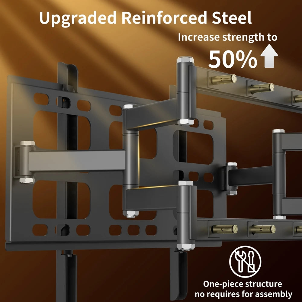 Full Motion Swivel TV Wall Mount Bracket for 40-85 Inches wi