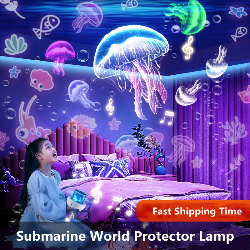 Starry Projector Night Light Rotating Sky Moon Lamp Galaxy L