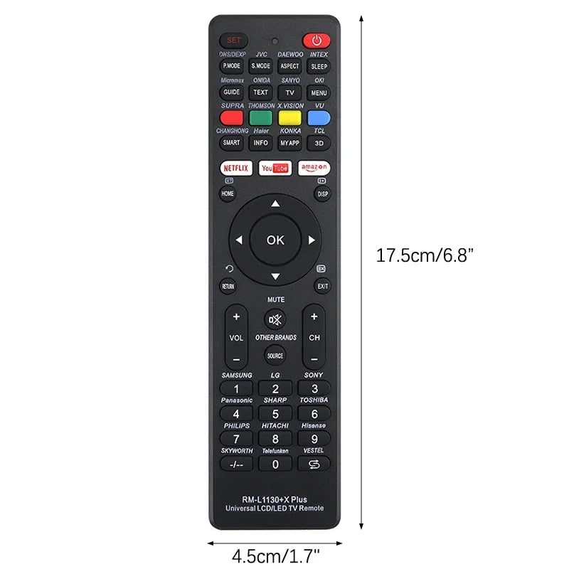 Universal RM-L1130+X Replacement Remote Control For All Bran