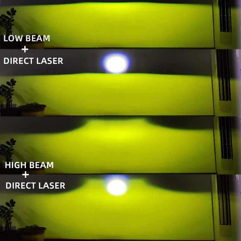 3.0Inch Led Projector Laser Lens Fog Lamp White Light 6000K 4300K H11 HB3 9005 Led Canbus Car Headlight Bulb Bi-led Fog Lights