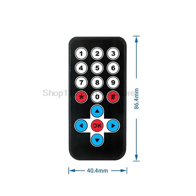 Universal IR Infrared Remote Controller IR Extender Remote Learning 21 Keyboard Wireless TV Box MP3 Player Controller MCU 51