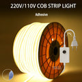 High Bright 220V COB LED Strip Light 110V Switch/Dimmable RA