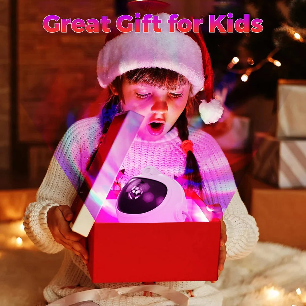 Remote Control Astronaut Galaxy Projector Night Light 360 Ro