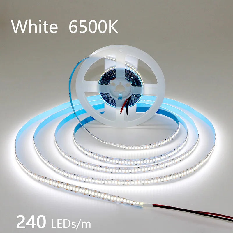 2835 5M 300 600 1200LEDs LED Strip DC12V 24V 120LEDs/m Home Waterproof IP65 Lamp Strip Flexible And Cuttable Soft Lamp Bar