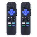 2 Pcs New Replacement Remote Control Fit for All Roku TV Com