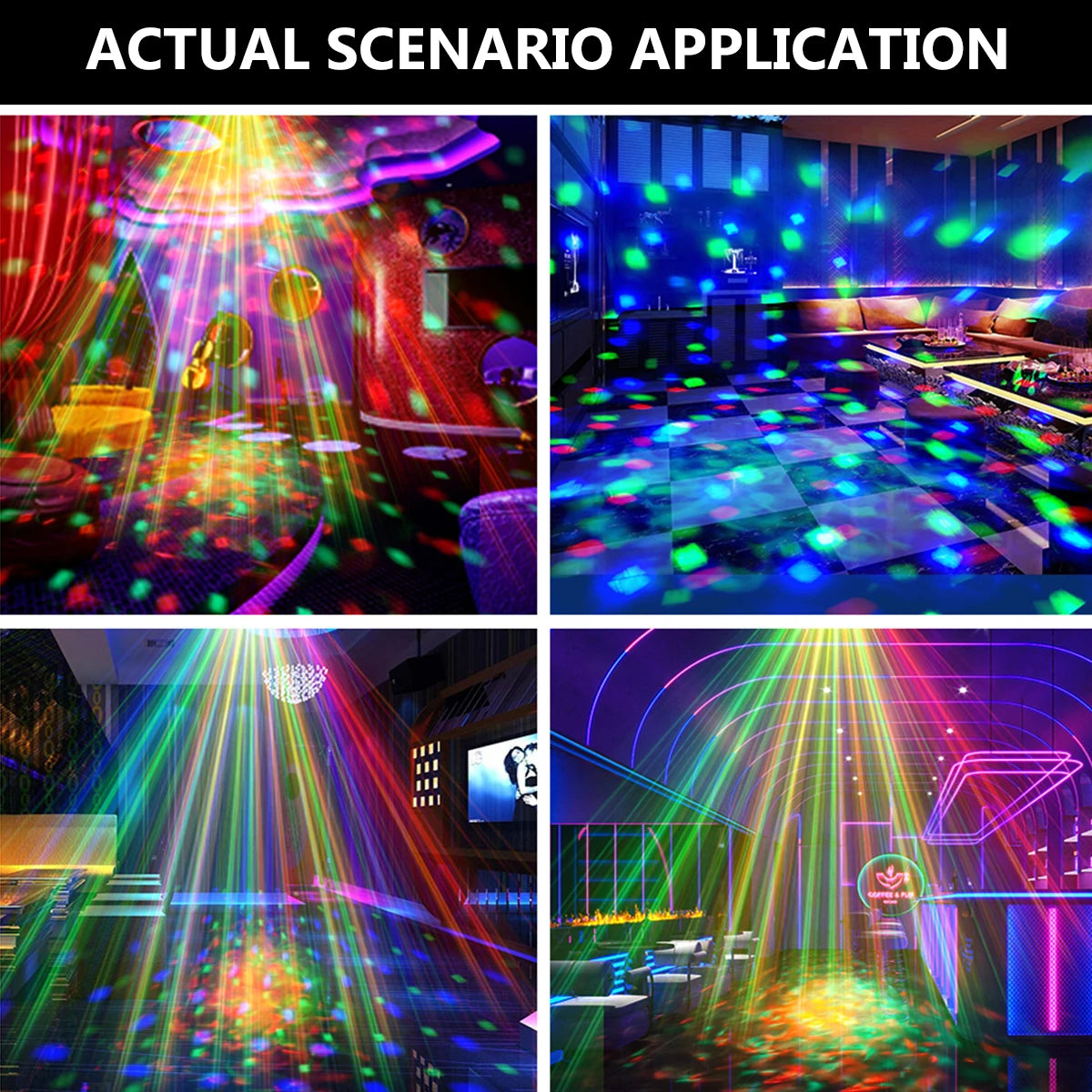 Party Disco Ball Dj Disco Light Strobe Dance Sound Activated