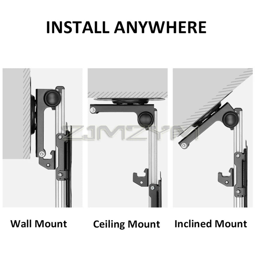RV Folding Bracket 17-37 Inch TV Hanger Car Monitor Ceiling 
