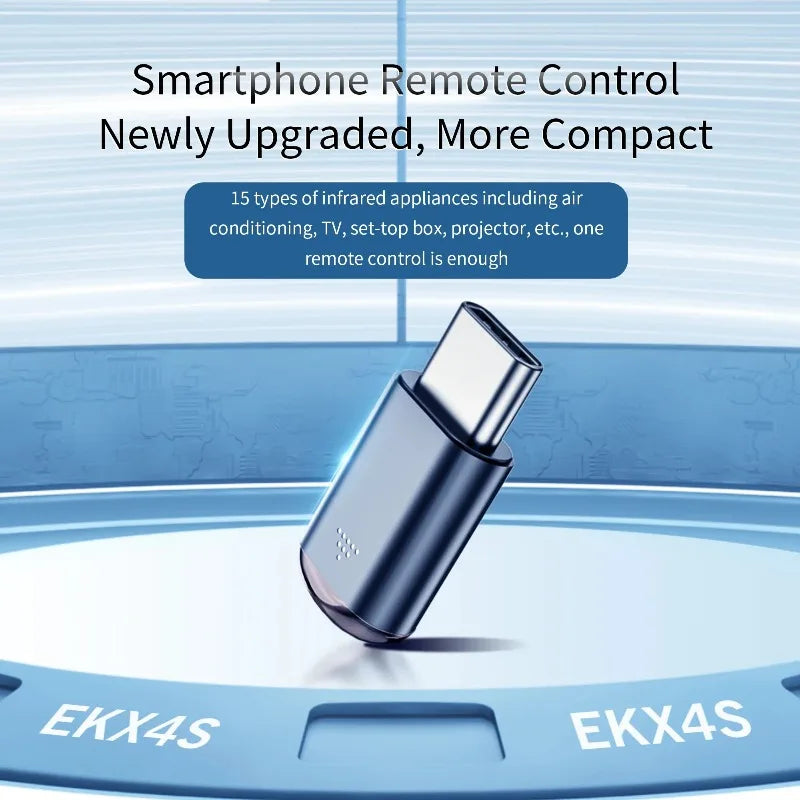 Convenient Universal EKX4S Smart Remote Control Short Capsul