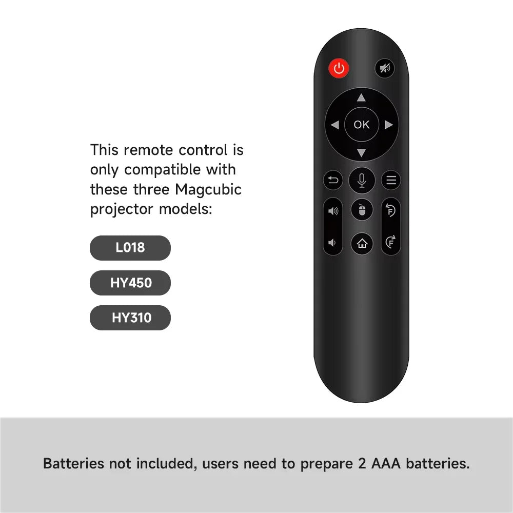 Magcubic Projector Remote Control Replacement 6-Axis Gyro Se