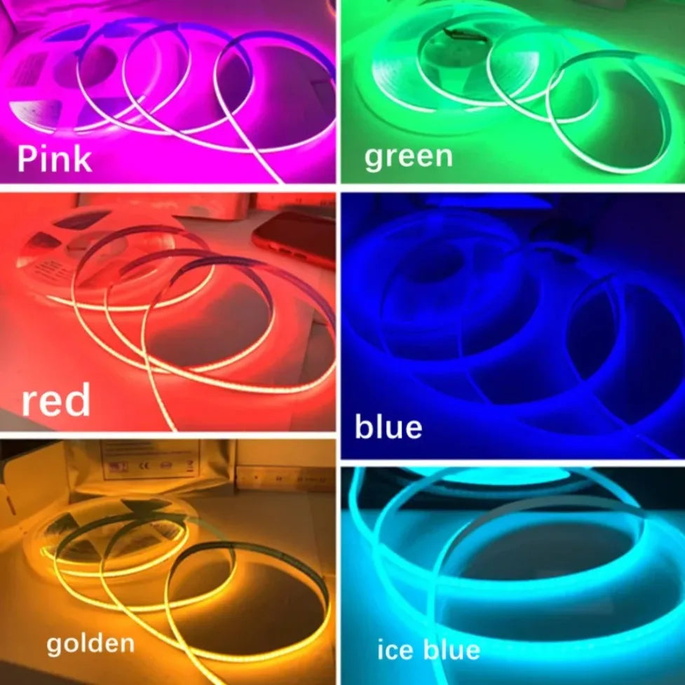 DC5V USB Motion Sensor 8mm COB LED Strip 3 Modes Dimmable In