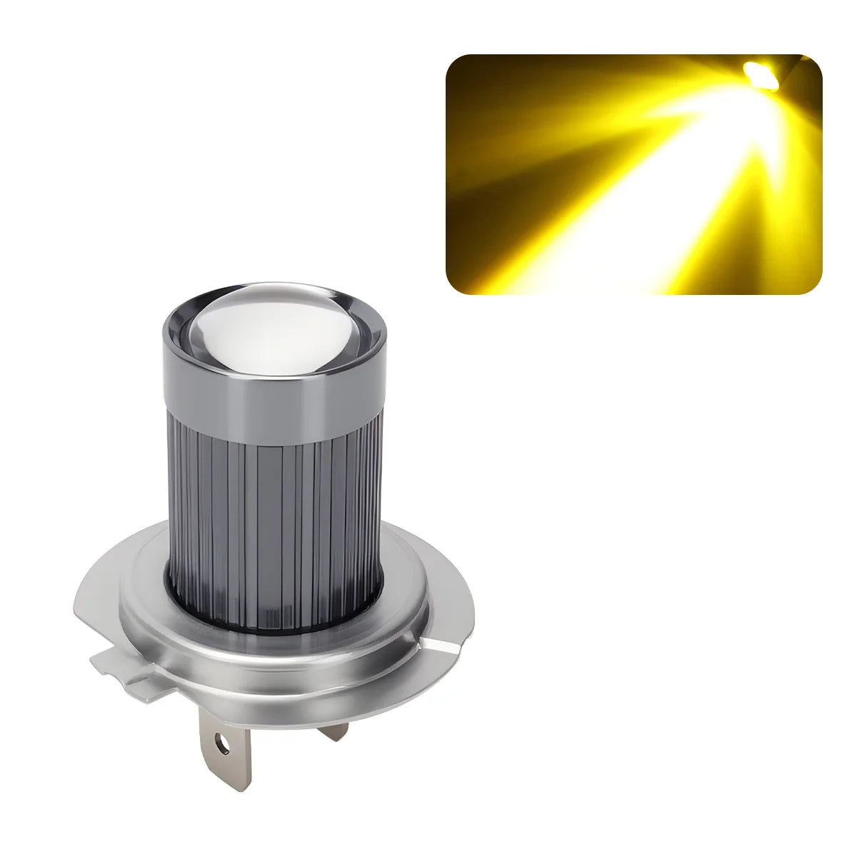 2pcs New Laser Projector Mini Lens Car H7 LED 9005 9006 Super Bright Headlight 12V H11 Car Anti Fog Lamp Bulbs DRL 6000K White