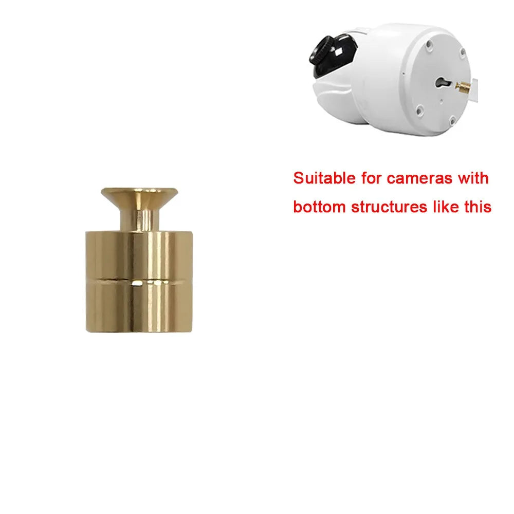 With 1/4 Screw 360 Rotation Mini Camera Holder No Punching Adjustable Monitor Bed Bracket Clip Fixation Camera PTZ Stand